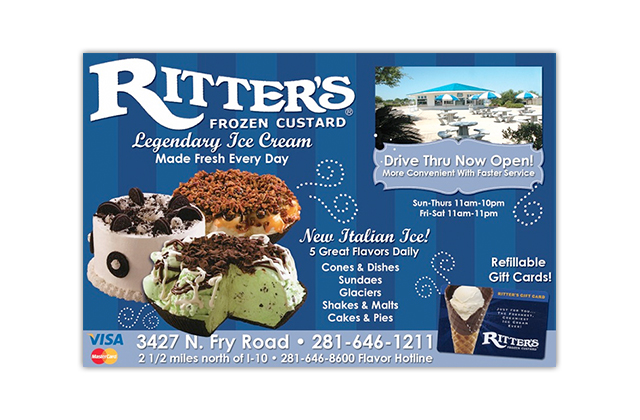 ritters frozen custard advertisement