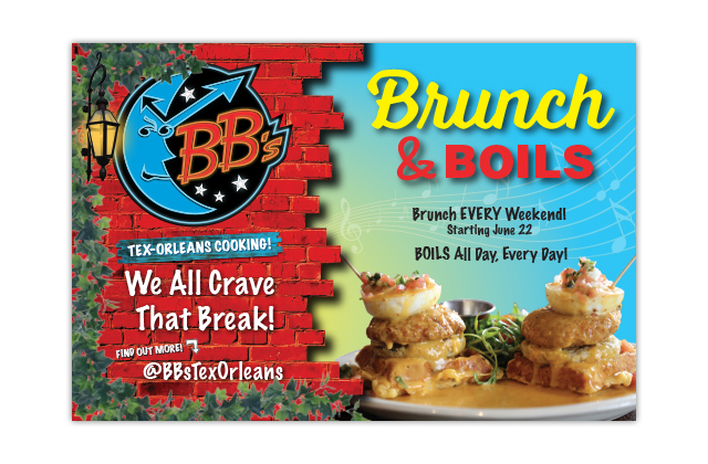 BB's Tex Orleans Cafe advertisement