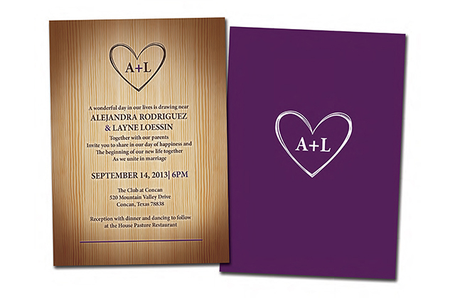 wedding invitation design