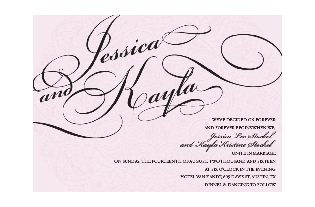 wedding invitation design