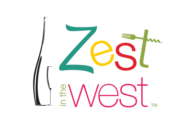 zest in the west logo design